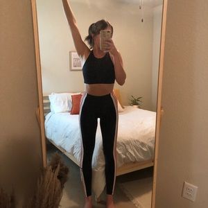 striped adidas leggings